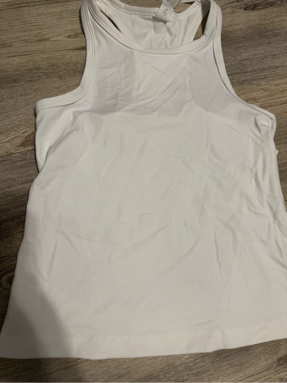Lululemon Align waist-length Racerback tank top white, size 8, NWT